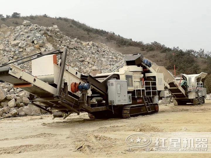 建筑垃圾破碎現(xiàn)場，選好設(shè)備收益更高