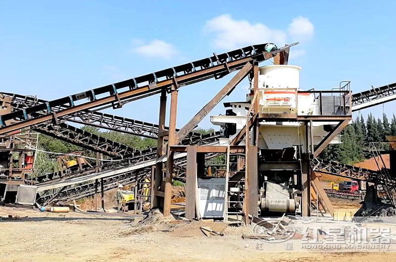 制砂機(jī)成品粒型好，成品多用于建筑工程，道路基建